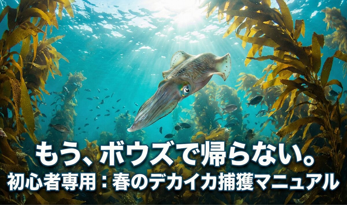 春のエギングでボウズを卒業！初心者が釣れない5つの理由と「価値ある1杯」を獲るための鉄則