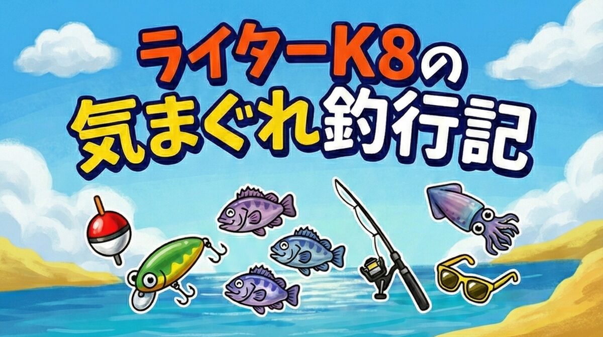 ライターK8の釣行記アイキャッチ画像