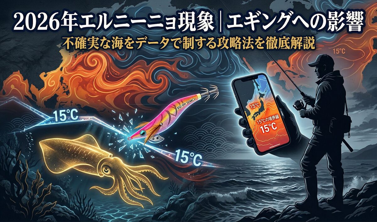 エルニーニョ現象のエギングへの影響のアイキャッチ画像