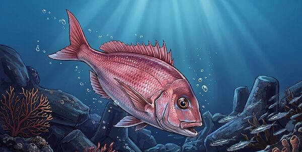 真鯛のイラスト
